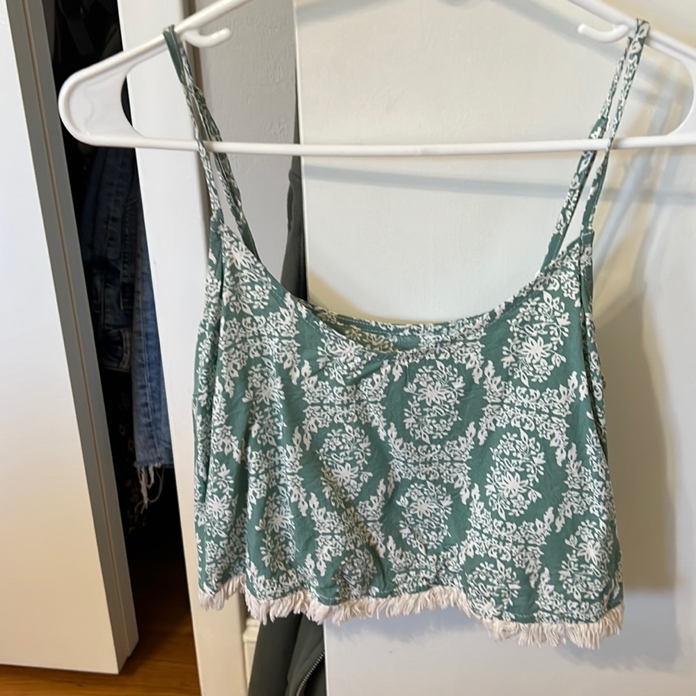 Patterned crop top from lulus